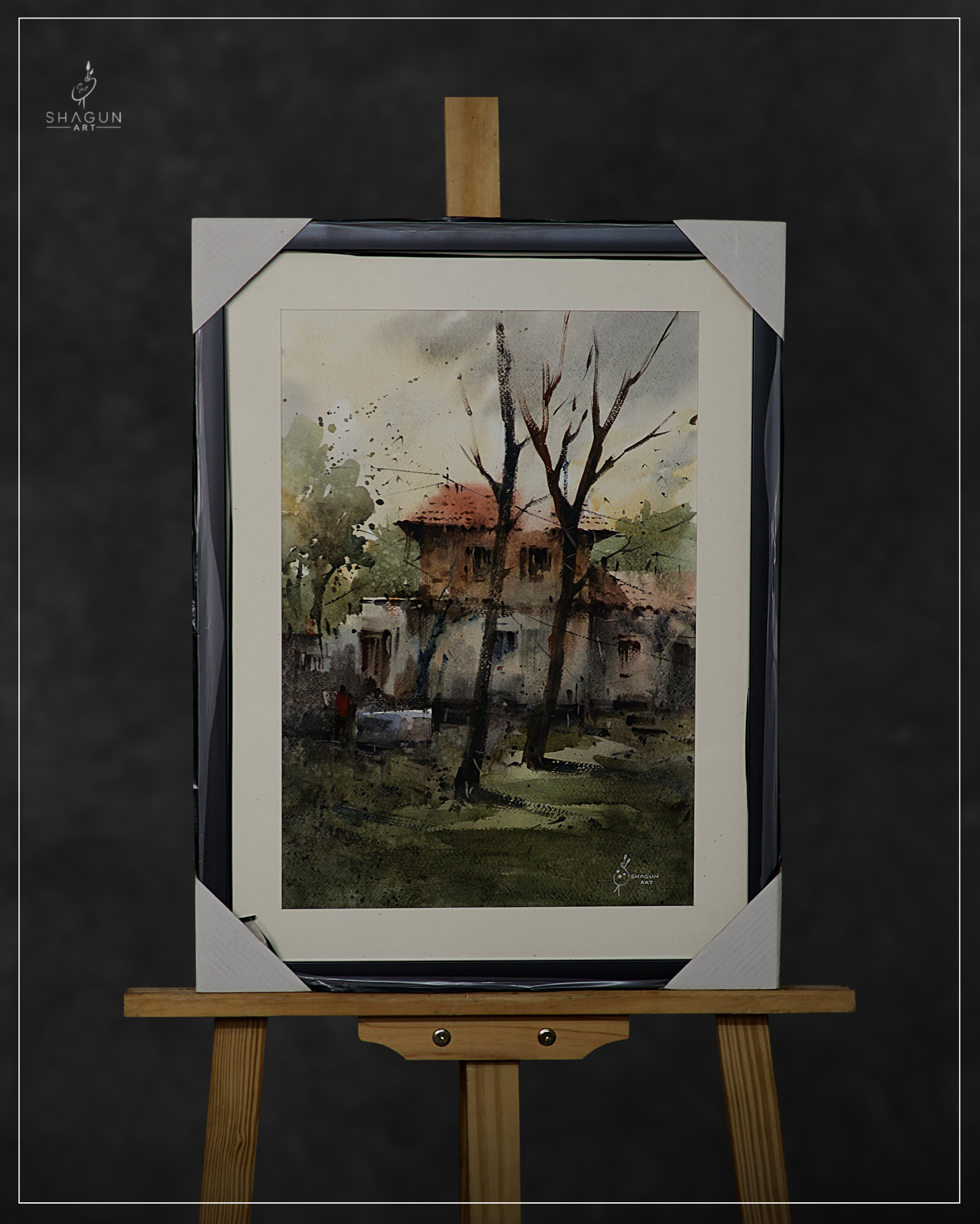 House Beyond the Trees — original artwork by Shagun Art